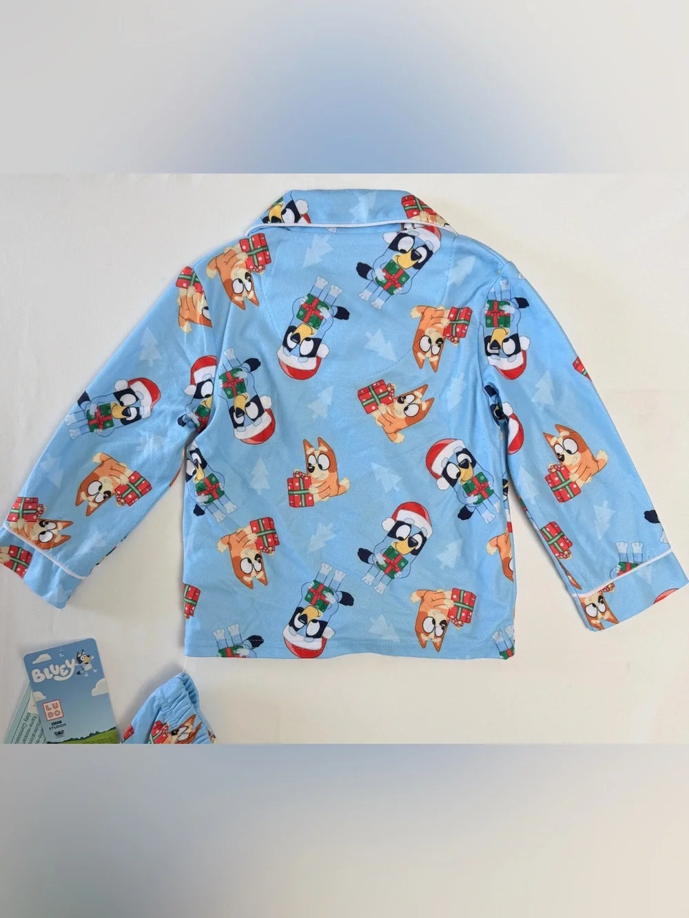 Bluey Bingo Christmas Pajamas 3T 2 Piece NWT